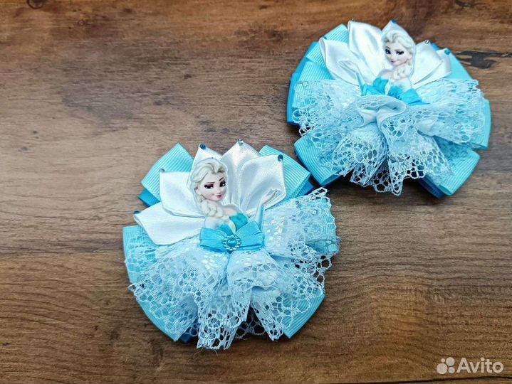 Новогодние бантики, резиночки для Ваших принцесс