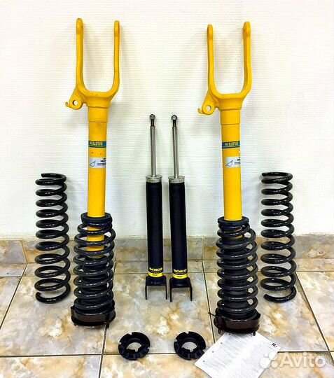 Комплект для перехода с пневмы на пружины