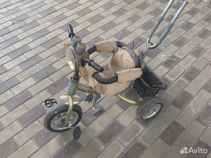 Детский велосипед с родительской ручкой