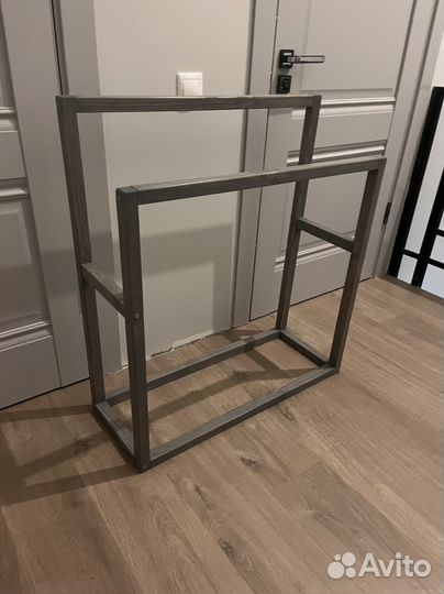 Вешалка напольная для одежды т полотенец из сосны