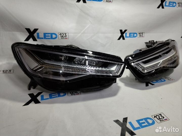 Фара правая левая Audi A6 C7 рест full LED