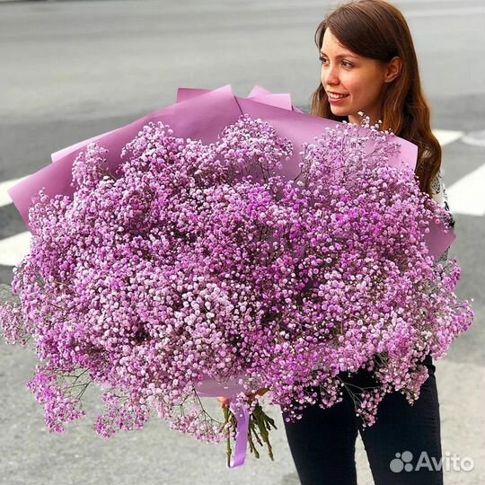 Гипсофила WOW букет -мини, и среднего размера