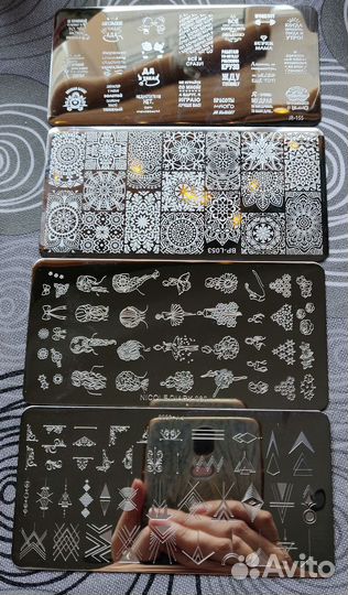 Трафареты для дизайна ногтей