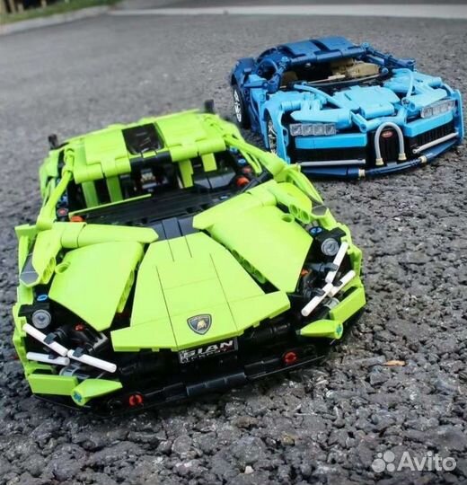 Конструктор Гоночная Машина Bugatti Chiron,1388д