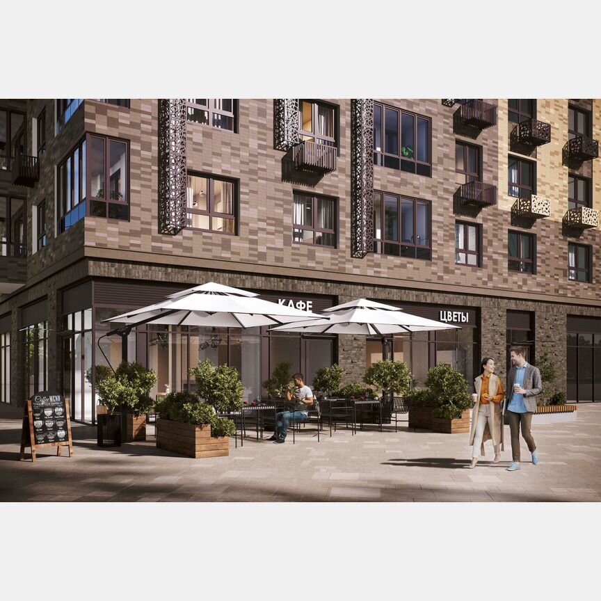 1-к. квартира, 56,2 м², 22/23 эт.