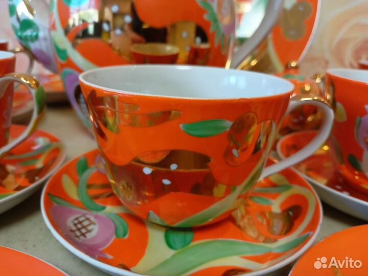 Сервиз столовый Золотой олень Дулево