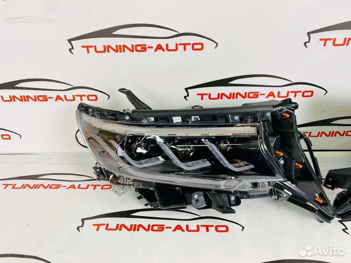 Фары Toyota Land Cruiser Prado 150 Lexus style Q10