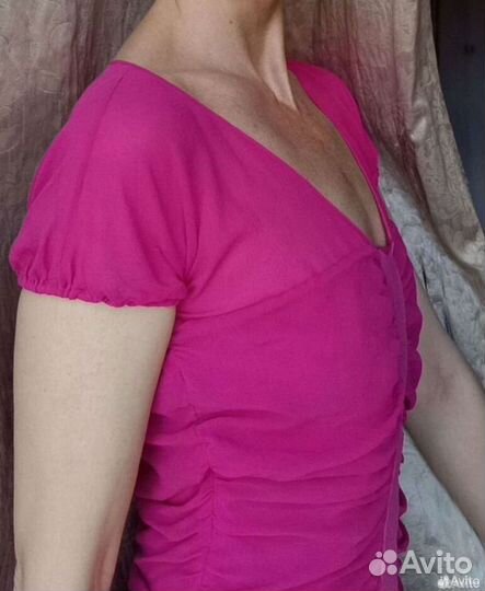 Шёлковый топ Iceberg 44-46 блузка шелковая