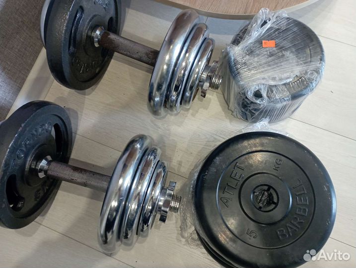Гантели, блины, скамейки, стойки, гири