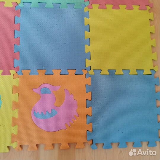 Детский коврик пазл 12 шт