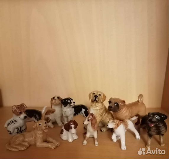Фарфоровые статуэтки собак Франция