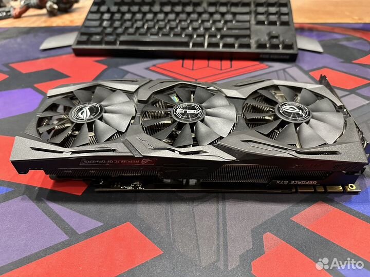 Видеокарта gtx 1080 ti asus rog strix 11gb