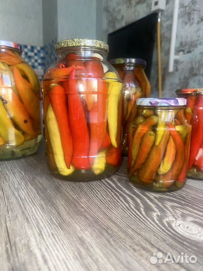 Перец острый маринованный