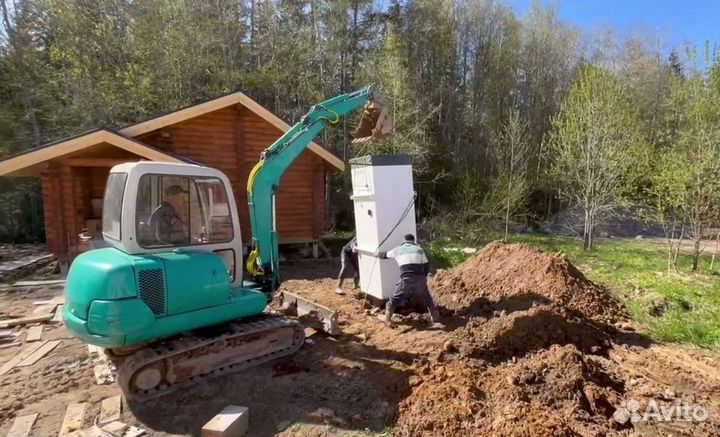 Установка септика под ключ