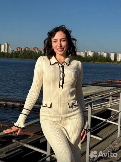 Платье вязыный Турецкий брендовой хитом