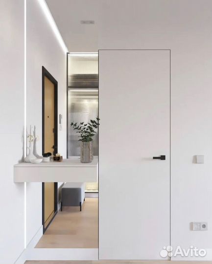 Двери скрытого монтажа под покраску