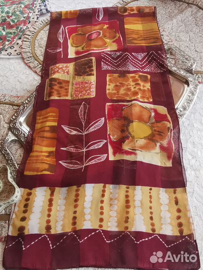 Винтажный стильный шарф Италия