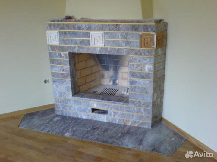 Каминный портал, + подбор камина, под ключ