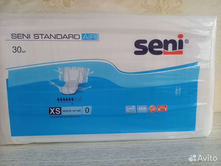 Памперсы для взрослых seni XS размер 0