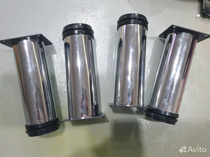 Опора мебельная регулируемая d50, 150мм