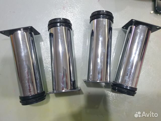 Опора мебельная регулируемая d50, 150мм