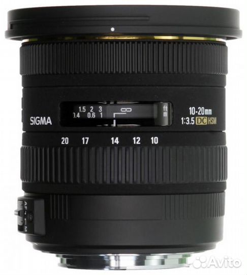 Объектив Sigma 10-20 мм 3.5f для Сanon EF-S