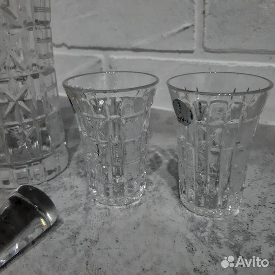Графин и рюмки СССР