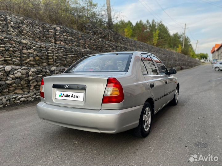 Hyundai Accent 1.5 МТ, 2005, 265 000 км