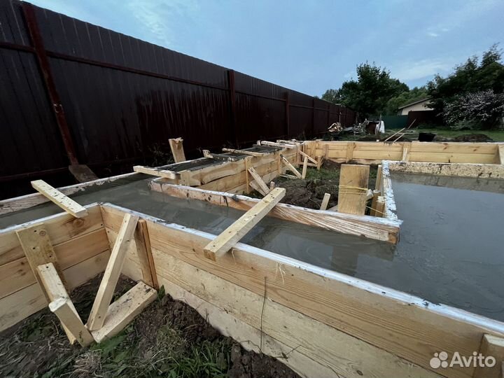 Строительство фундамента Гарантия работ