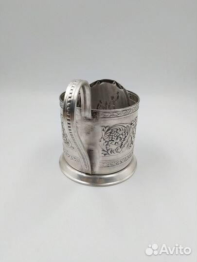 Подстаканник Минин и Пожарский мельхиор СССР