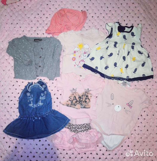 Вещи пакетом на девочку от 0 до 1 года
