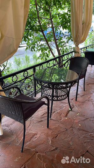 Ротонговые мебель для улици