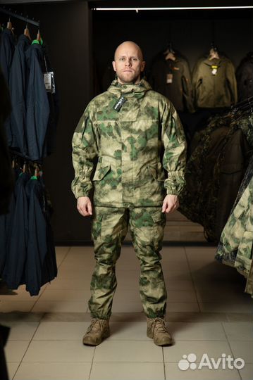 Костюм демисезонный Горка 3 Флис Лайт, зелёный мох