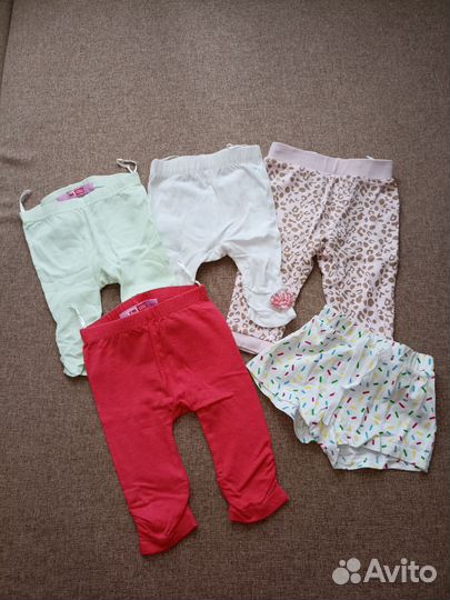 Огромный пакет одежды для девочки от рождения