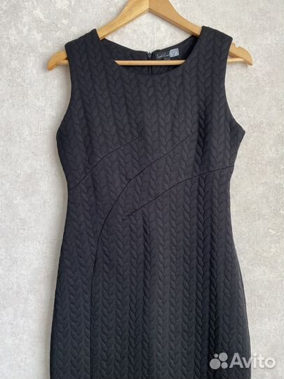 Платье футляр 46 черное