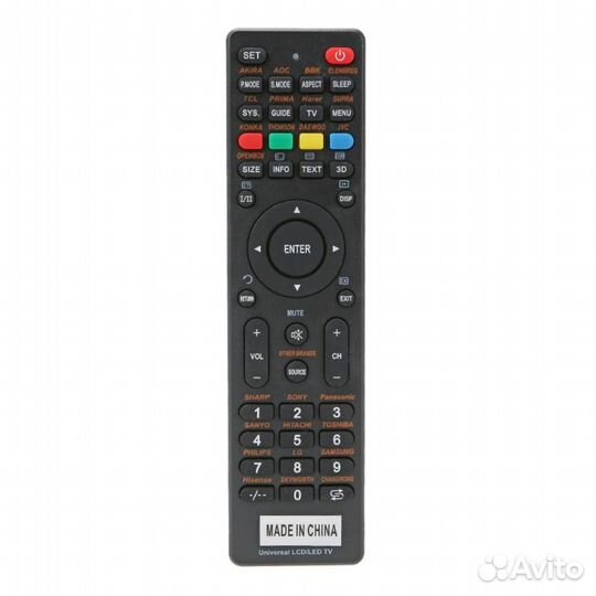 Универсальный пульт Sharp, Sony