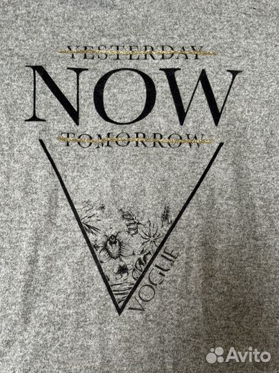 Кофта с длинным рукавом серая