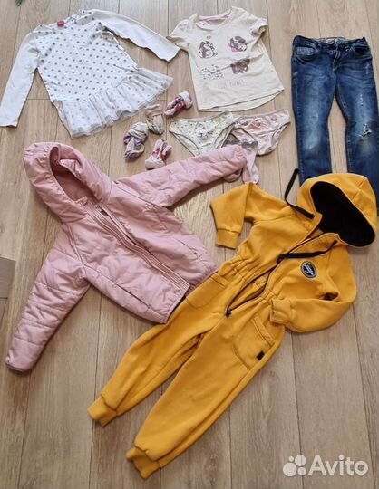 Пакет вещей на девочку 110