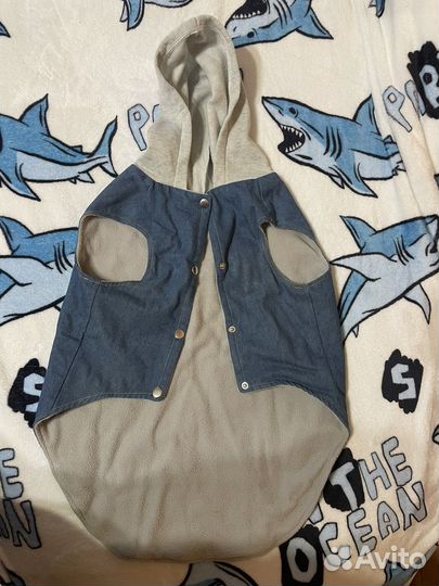 Джинсовая жилетка для собаки