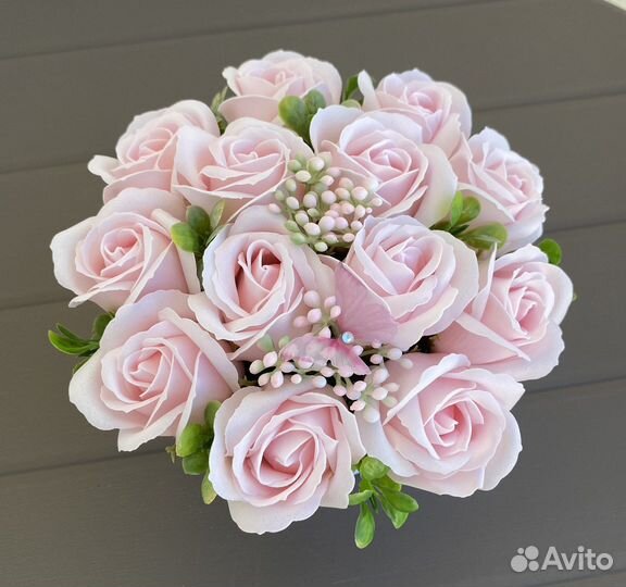Букет цветов из мыла