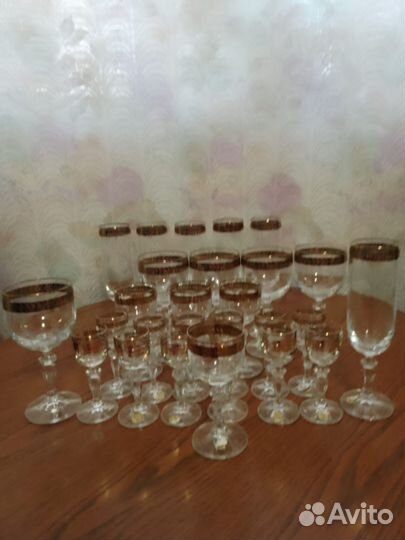 Набор стеклянной посуды