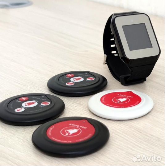 Кнопка вызова перосонала, официанта, часы пейджер