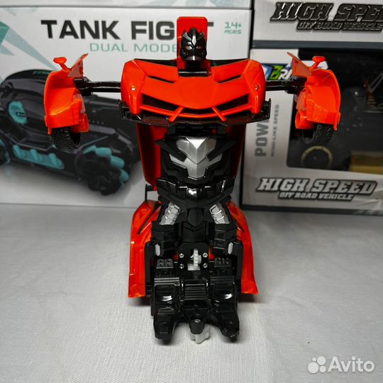 Машинка на радиоуправлении робот трансформер