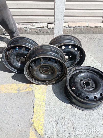 Диски штампованные R15 на chevrolet