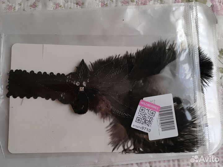 Повязка на голову в стиле гетсби