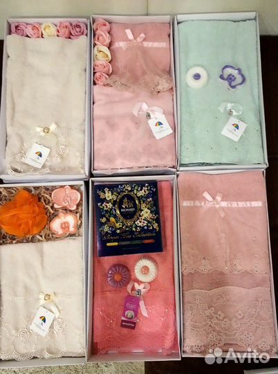 Подарок мыло ручной работы и полотенца