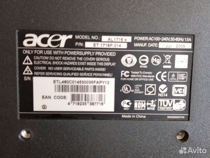 Монитор Acer