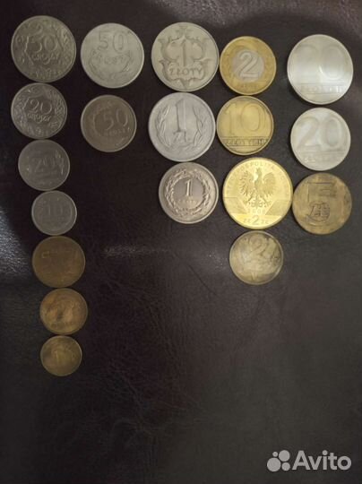 Подборка монет Польши. Злоты