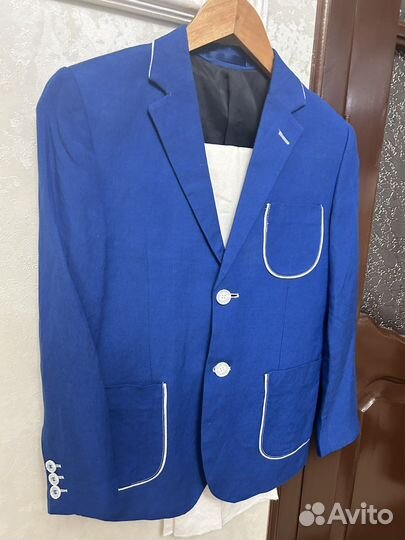 Льняная двойка на мальчика 10 лет