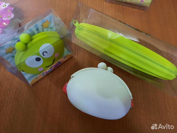 Силиконовый кошелек, пенал-чехол